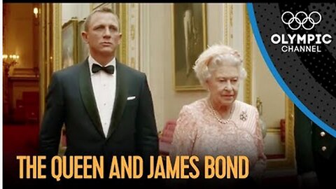 James Bond and The Queen Skydive Into Olympic Stadium