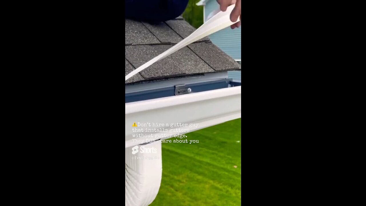 ⚠️Don’t hire a gutter guy that installs gutters without gutter edge. They DONT care about you😞