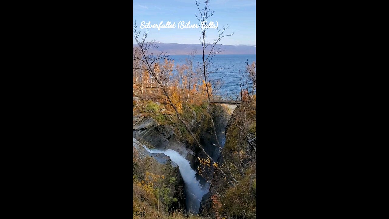 Waterfalls in Björkliden, Sweden