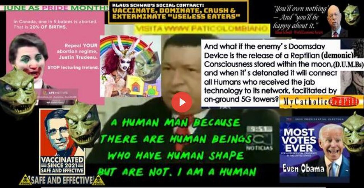 Hugo Chavez denounces Reptilian presence - English subtitles