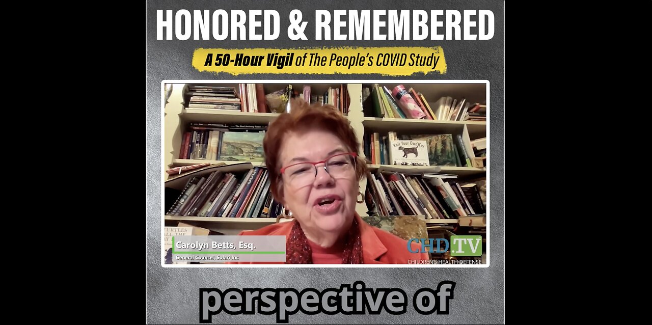 Carolyn Betts: “Honored & Remembered: A 50-Hour Vigil of The People’s COVID Study”