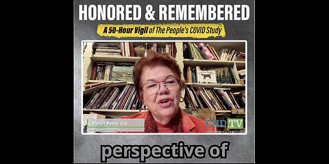 Carolyn Betts: “Honored & Remembered: A 50-Hour Vigil of The People’s COVID Study”