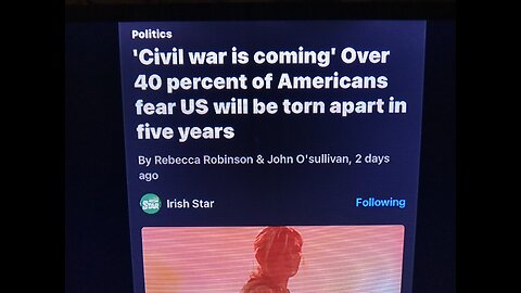 NEWS UPDATE 5-06-24|THERE WILL BE ANOTHER CIVIL WAR.PT.1