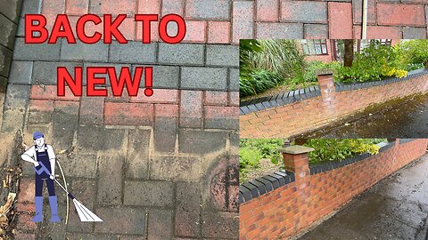 Pressure Washing Block Paving, Vlog Of Amazing Transformation