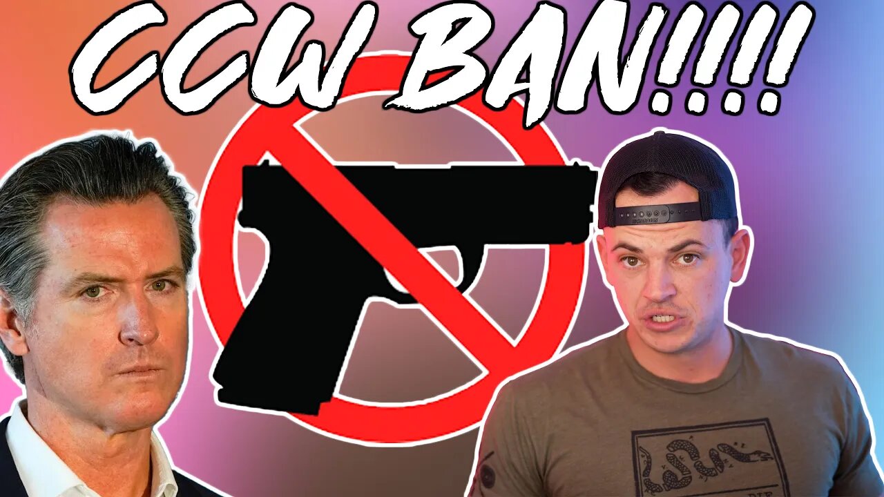 Concealed Carry WILL be BANNED in California - SB2 (sb918)