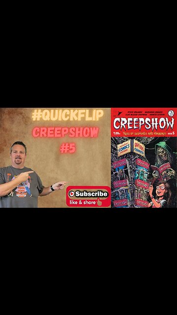 Creepshow #5 Image/Skybound #QuickFlip Comic Review Clay Chapman,Orlando,Broom,Ignazzi #shorts