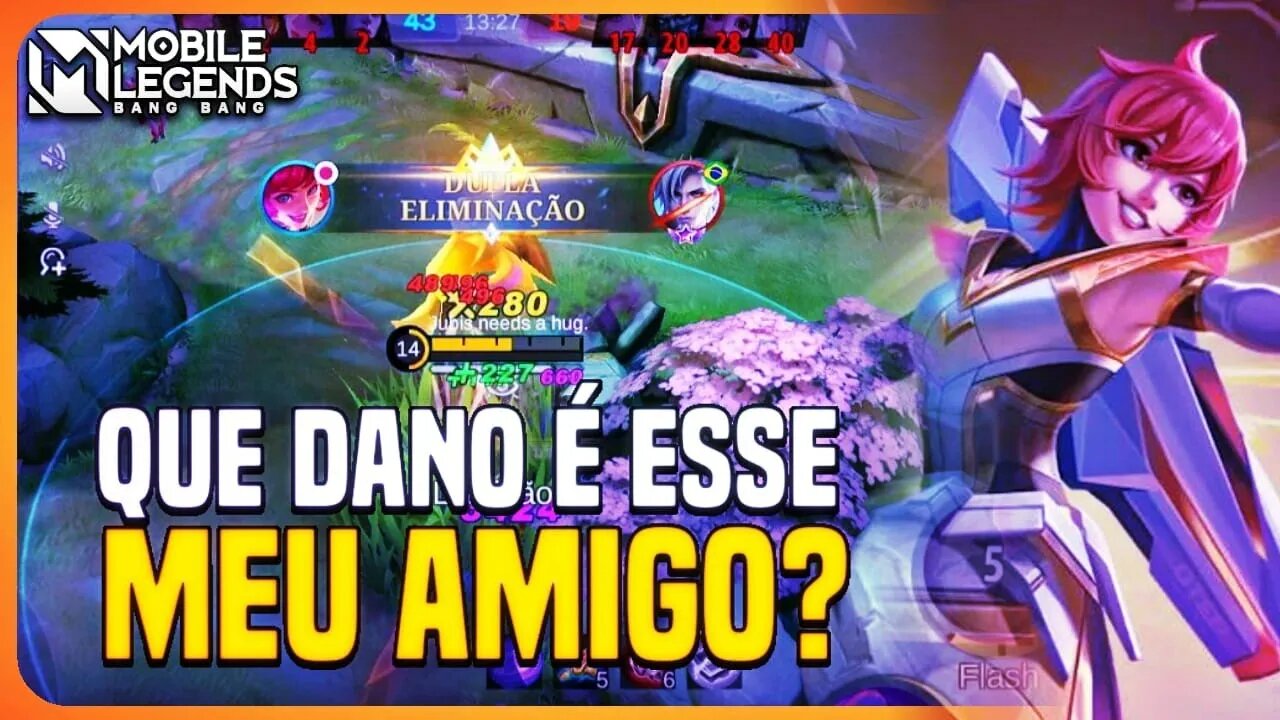 Q ADC INSANA!!! OLHA O DANO DESSA HEROÍNA | MLBB