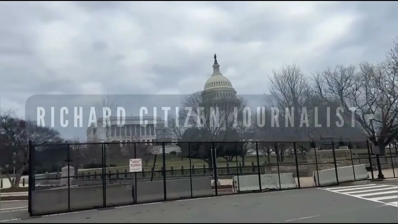 Militant reinforced fencing going up around the Capitol right now, that’s the state of the union.