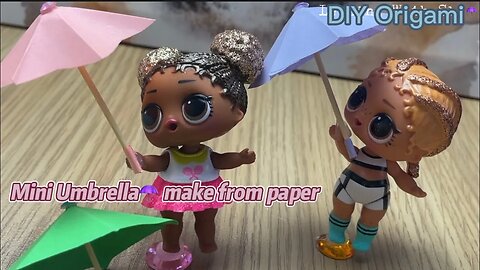 How to make an Original mini Umbrella from paper☂️ Original#Crafts EP41