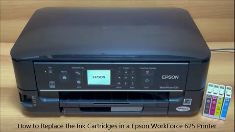 How to Replace the Ink Cartridges in an Epson WorkForce 625 Printer