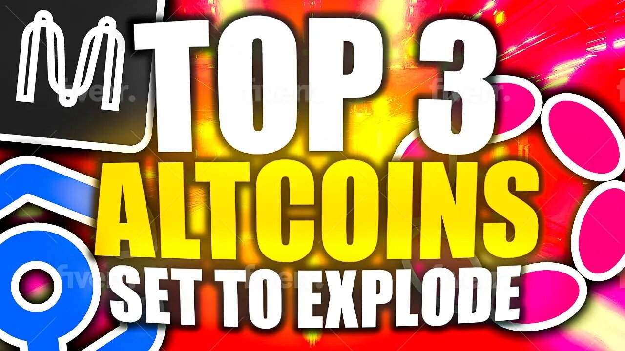 TOP 3 "UNDERVALUED" ALTCOINS SET TO EXPLODE NOW?! (VERY URGENT!!!)🚀