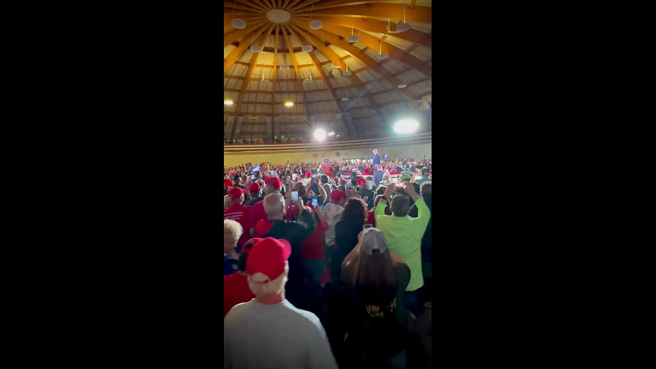 Trump rally in Wisconsin.