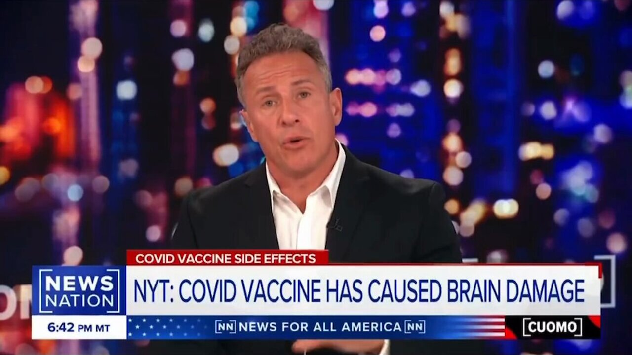 👀 Chris Cuomo admits to having vax injury. His guest is ostracized by his peers.