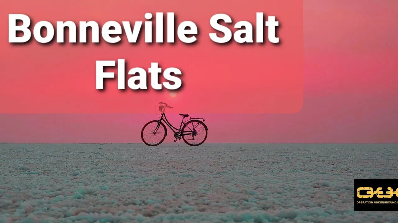 Bonneville Salt Flats. Our bizarre adventure. Supporting Operation Underground Railroad.