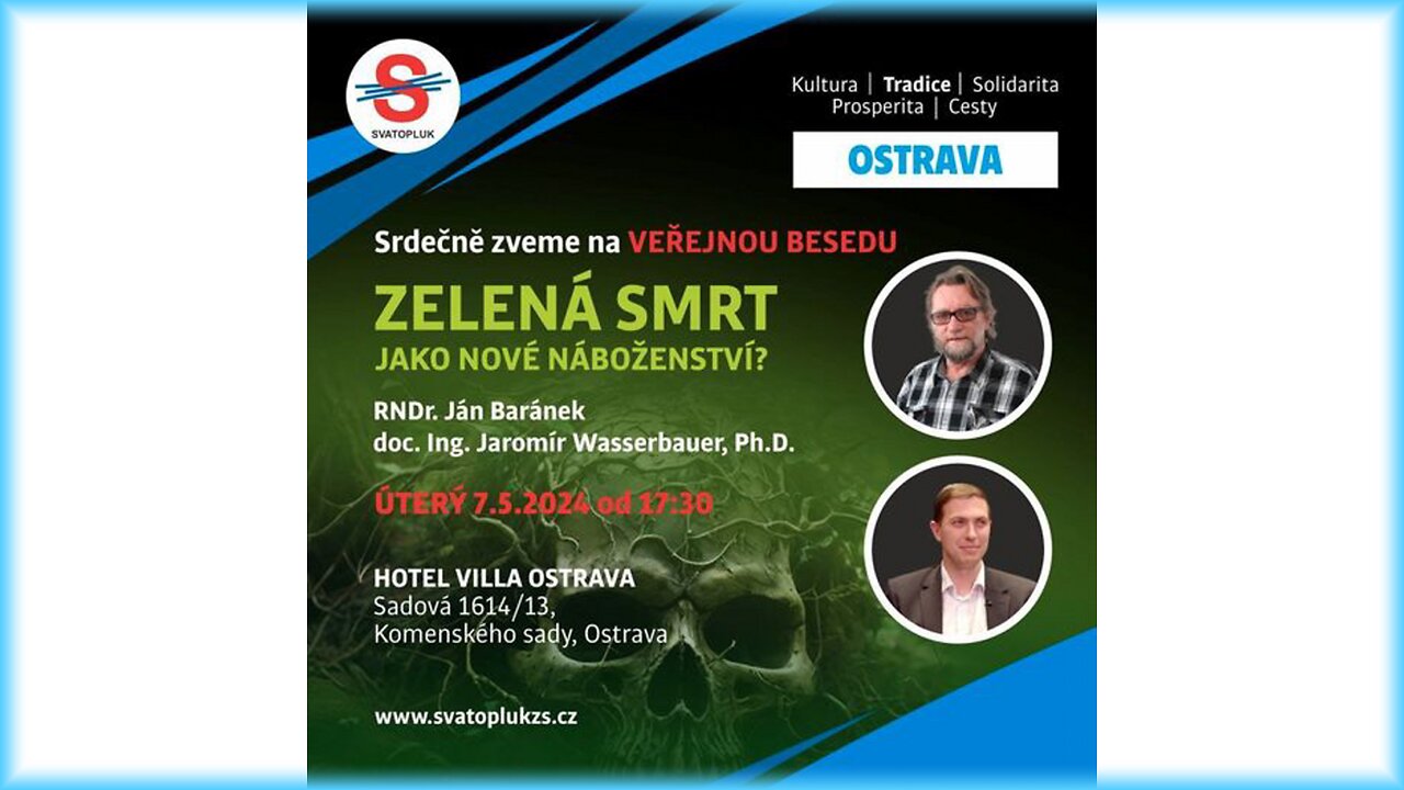 Zelená smrt jako nové náboženství? Ostrava 7.5.2024