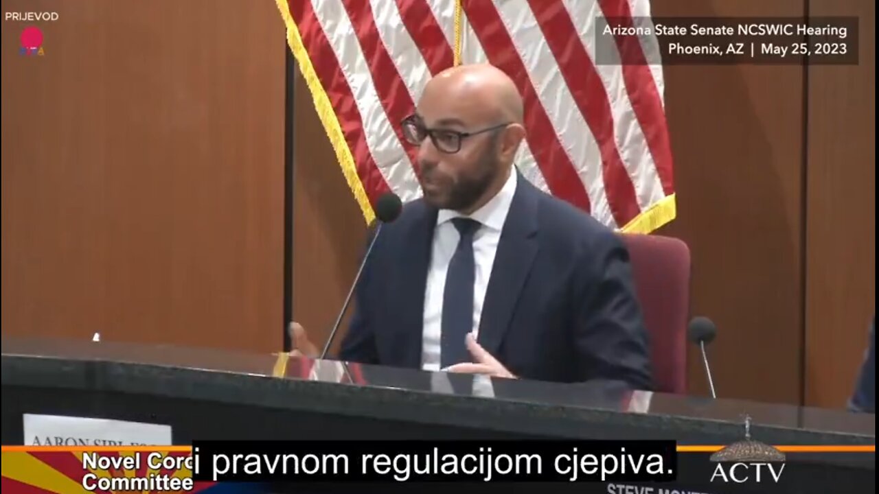 Svjedočenje odvjetnika Aarona Sirija pred Senatom Arizone, SAD