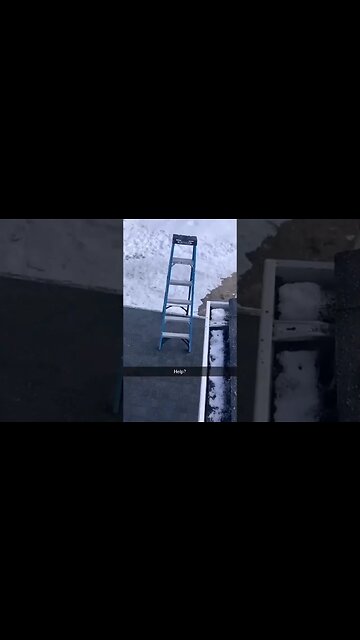 A ladder kills itself