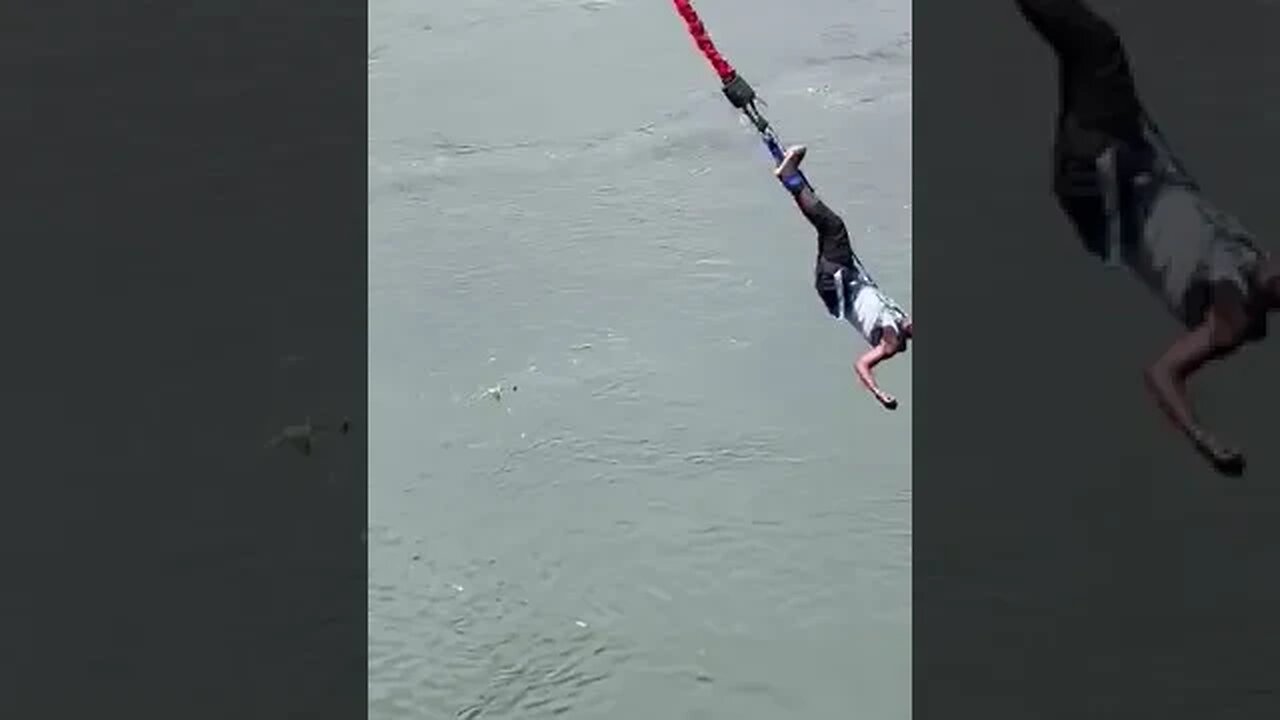 Bungee jumping in Jinja