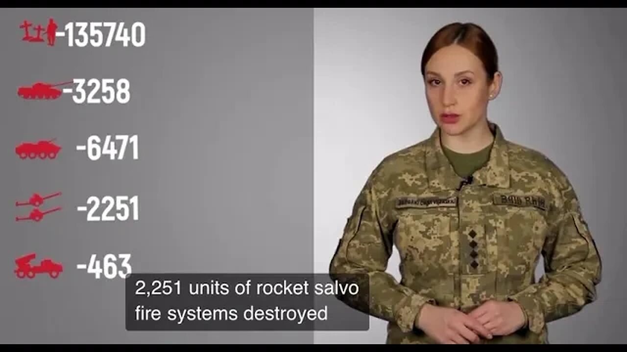 Ukrainian report on Russian losses