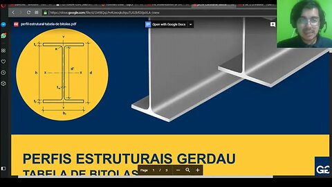 Perfis W Análise de propriedades Engenheiro Estrutural