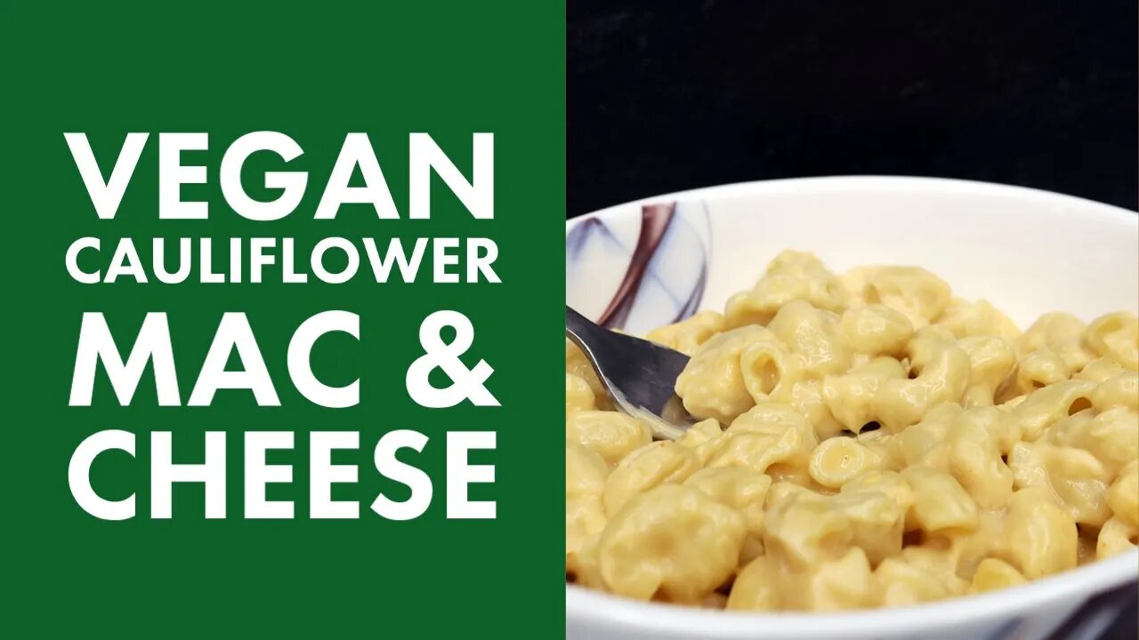 Vegan Cauliflower Mac and Cheese