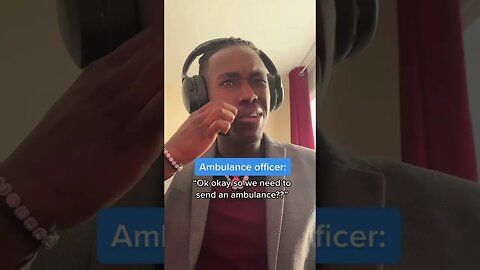 How New Yorkers be callin the ambulance fr 😭