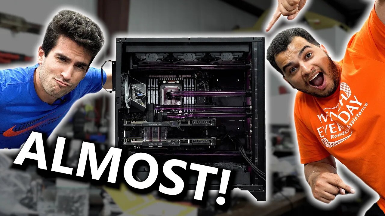 Building a CRAZY $12,000 Gaming PC With Tavarish! (Part 2)