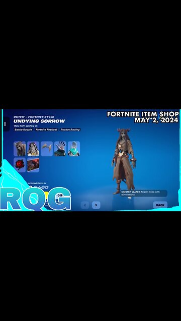 AREN’T THESE HALLOWEEN SKINS? FORTNITE ITEM SHOP (May 2, 2024)