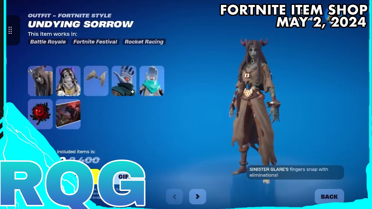 AREN’T THESE HALLOWEEN SKINS? FORTNITE ITEM SHOP (May 2, 2024)