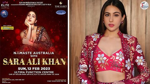 Sara Ali Khan | Meet and Greet Sydney By Indian Beauty Secrets