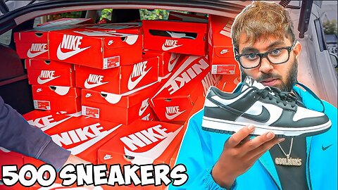 We Bought 500 Real Sneakers