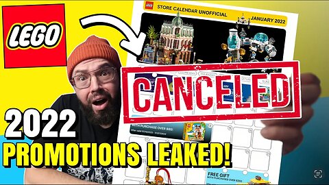 HUGE LEGO January 2022 Promotions LEAKED... LEGO Cancels Calendars!