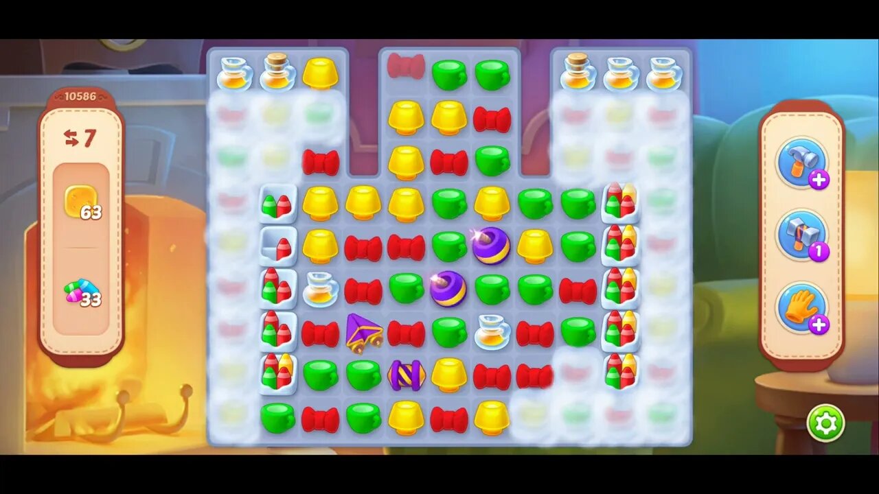 Playrix Homescapes Gameplay Walkthrough Level 10586