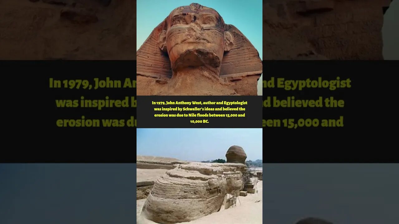 Uncovering the Mysterious Sphinx Erosion Theory #shortsfeed #shorts #shortsvideo