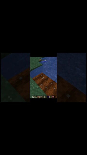 Planting in Minecraft #shorts
