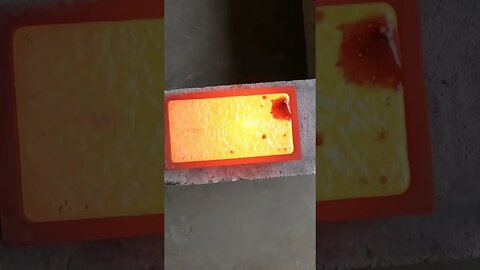 🔥HOT COPPER🔥 #metalcasting #devilforge #copper