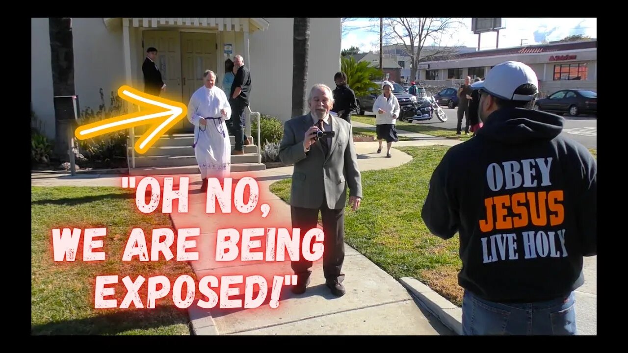 Paranoid Priest Goes BONKERS when Preacher shows up to expose the Catholic Church!