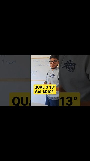 Como calcular o décimo terceiro salário? #matemática #décimoquartosalário #aprender