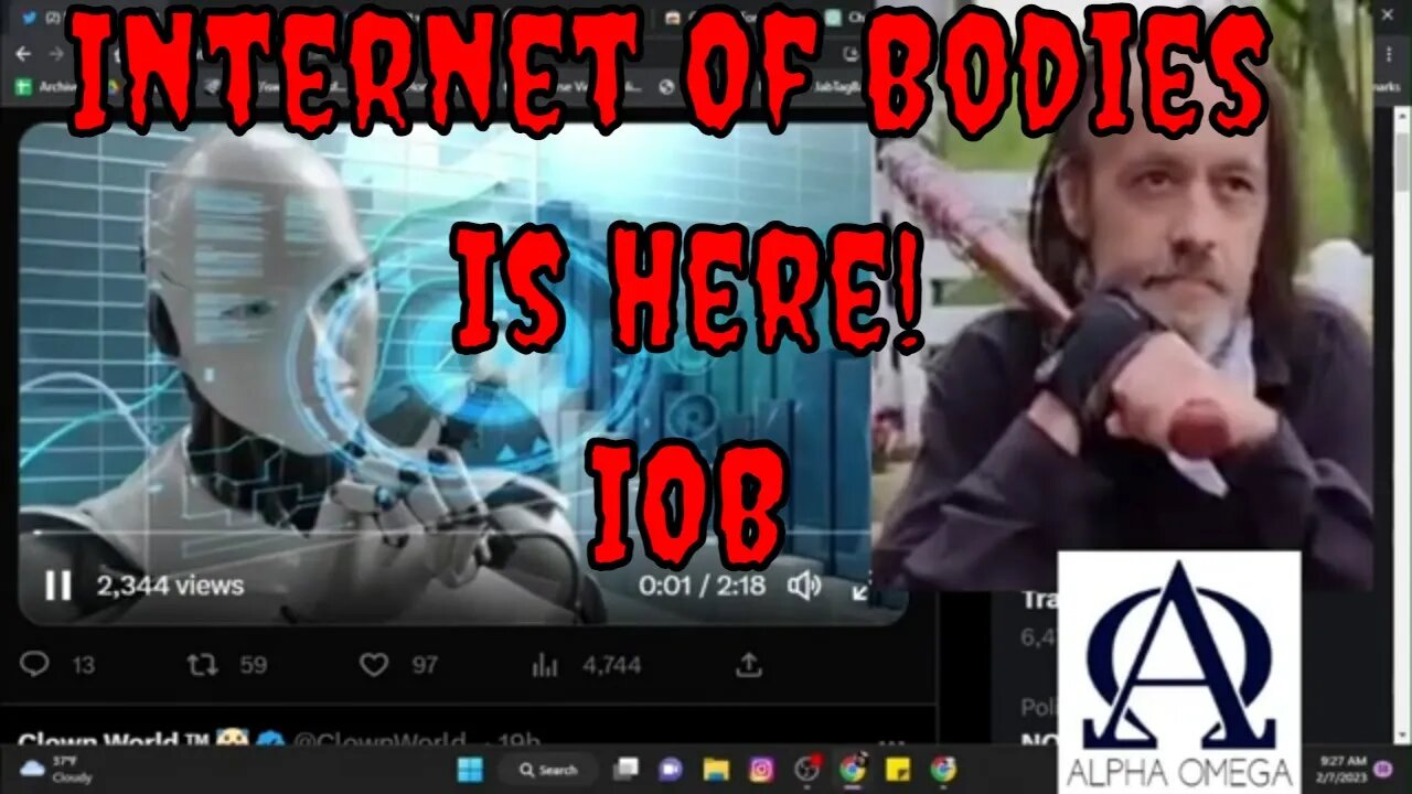 The IOB - Internet of Bodies is rolling - Electronic Panopticon sponsored by WEF'ers 02/07/2023