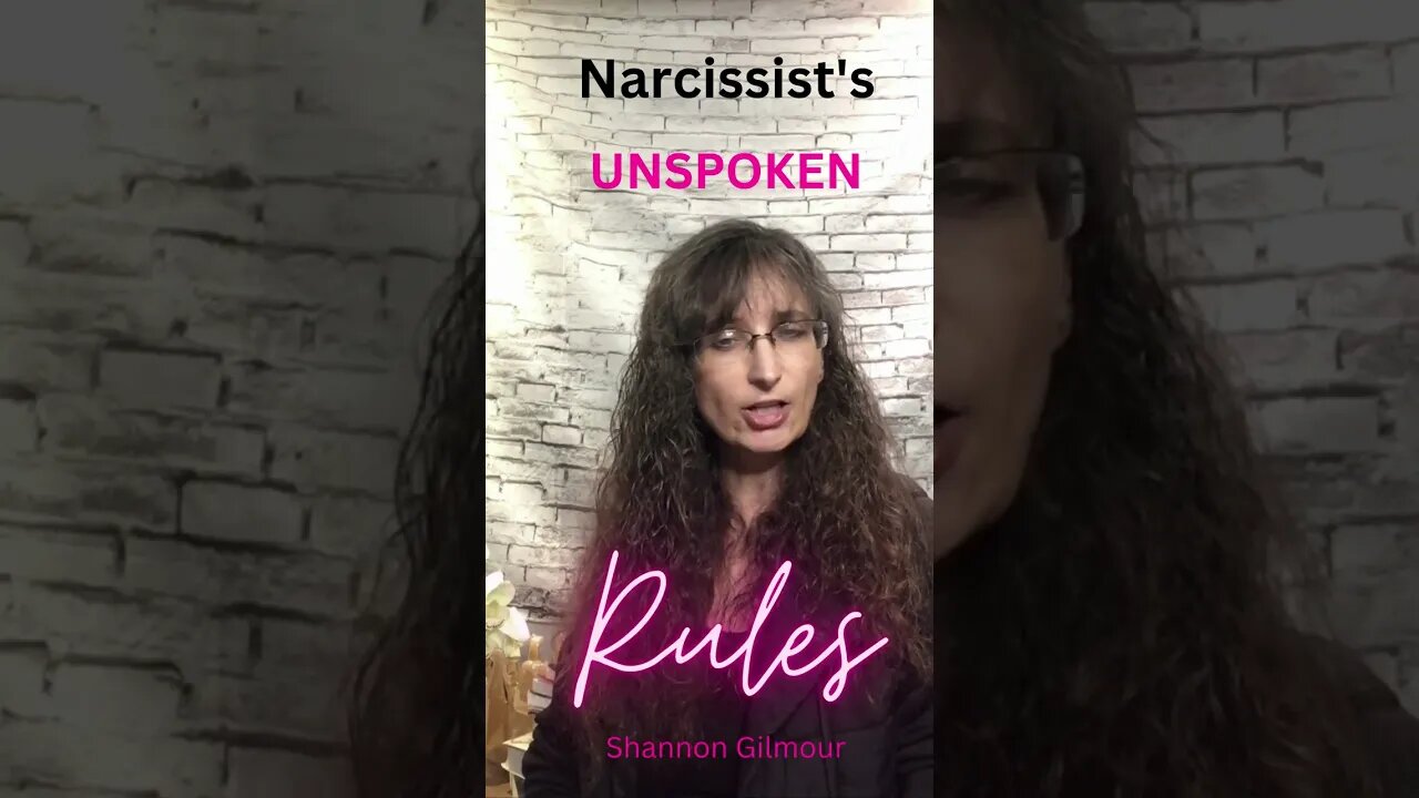 Unspoken rules of a narcissist