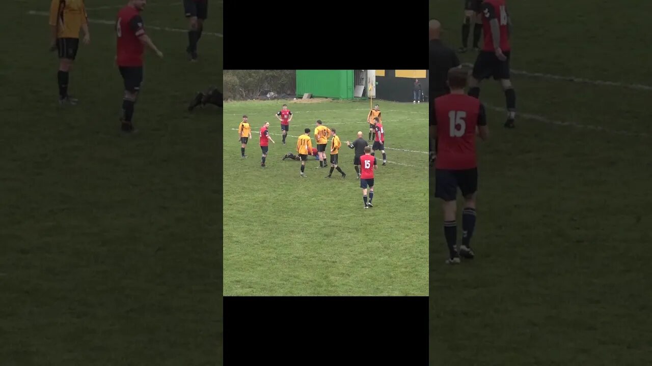 Grassroots Football Video | Goalkeeper Makes Unbelievable Save From Close Range! #shorts