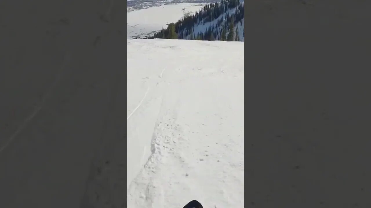 Beautiful day for some turns at Jackson Hole, WY!