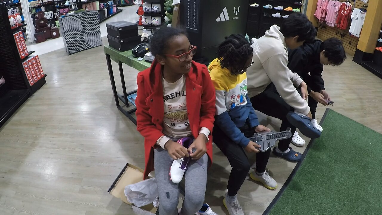 Blasian Babies Take Advantage Of Black Friday Deals On Soccer Cleats