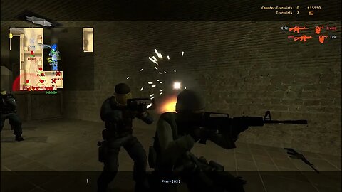 Counter Strike Source Dust 1 Bots #45 Only Assault Rifles And Using Found Weapon