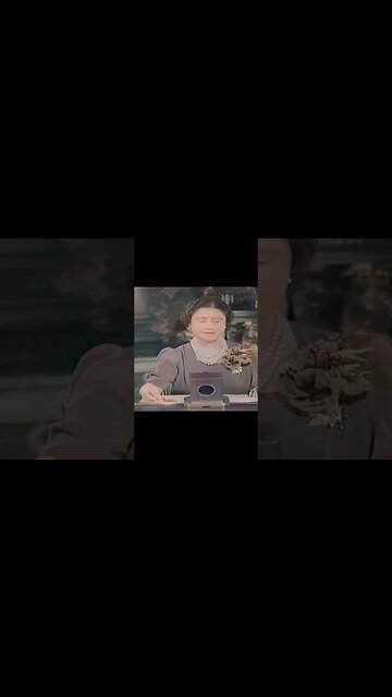 [1940] Queen Elizabeth speech about the World War II Began - Colorized with AI Technology