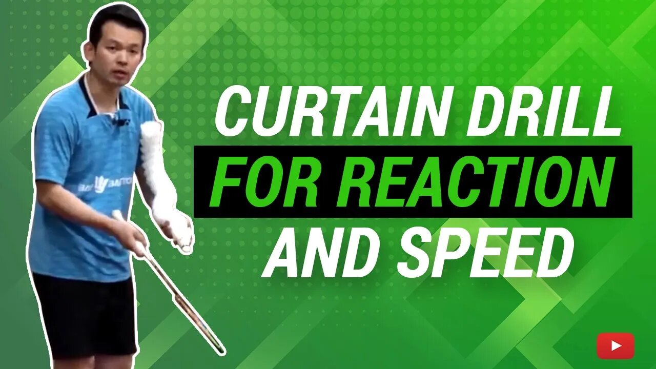 Curtain Drill for Reaction and Speed - Master Badminton Singles featuring Coach Kowi Chandra