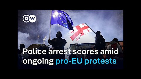 Georgia: Protesters clash with police for second night | DW News