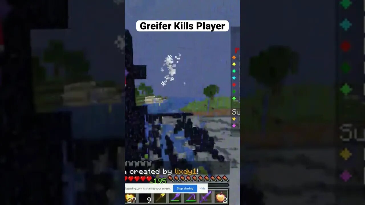 He Blew Him Up With TNT #minecraft #shorts #griefer #minesuperior #trending