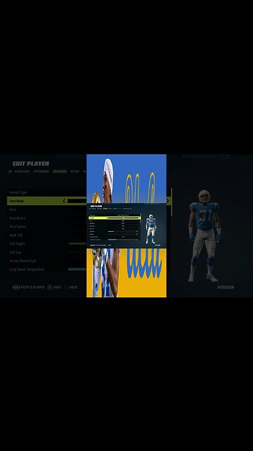 Madden 23 Carnell Lake College Creation #shorts
