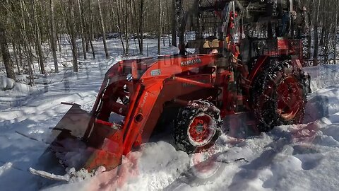 L3400 getting firewood